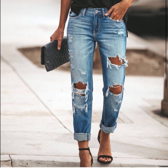 KanCan Denim - NWT✨ KanCan Distressed Relaxed Boyfriend Fit 👖